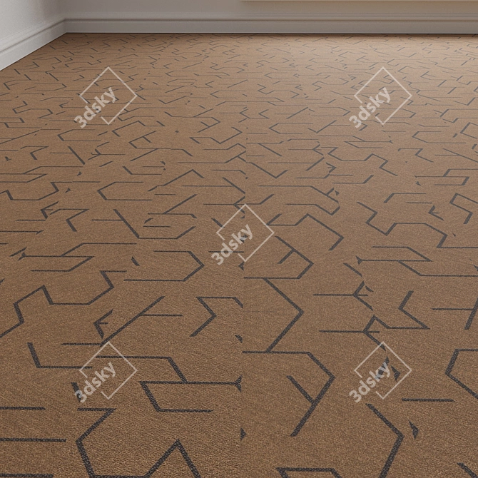 FlotexTriad Mod. Carpet Tiles 3D model image 1