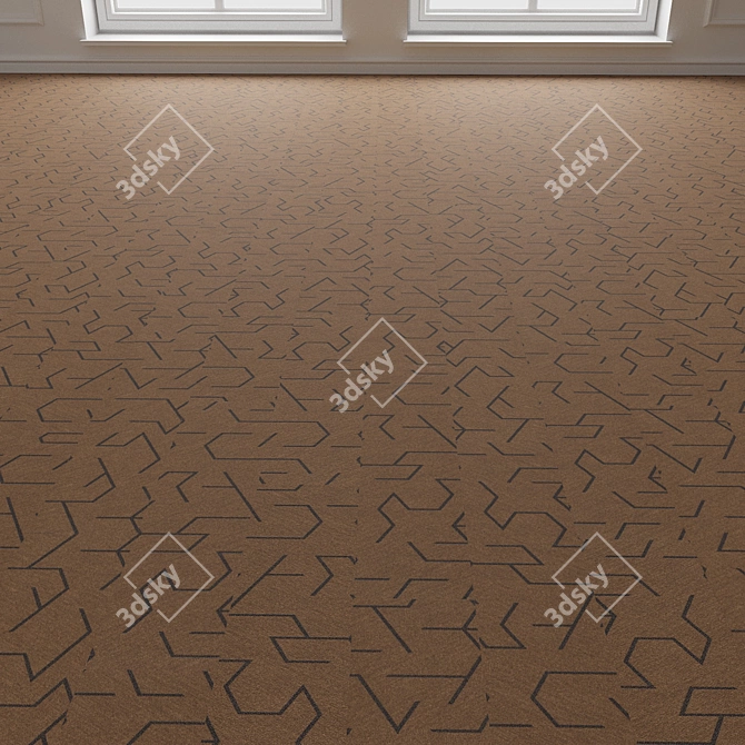 FlotexTriad Mod. Carpet Tiles 3D model image 2