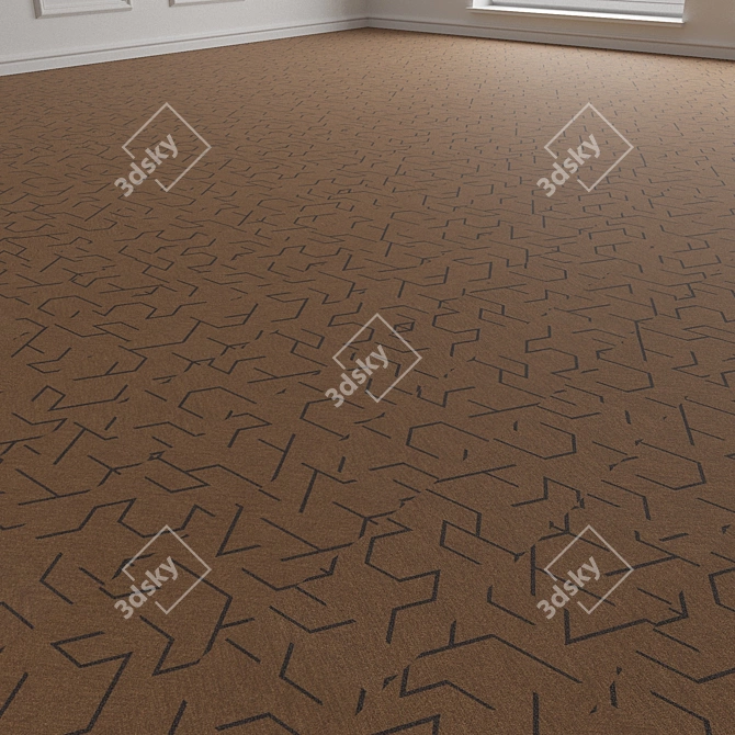 FlotexTriad Mod. Carpet Tiles 3D model image 3