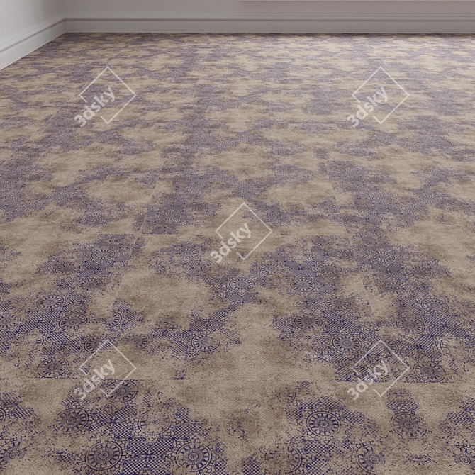 Heritage Carpet Tile Set 3D model image 1