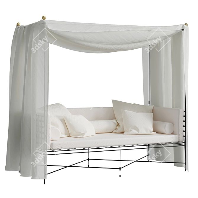 Amalfi Dream Daybed Gazebo 3D model image 1