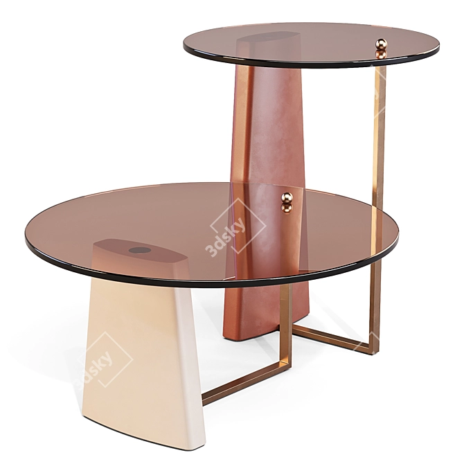 Carpanese Home Rialto: Elegant Coffee Table 3D model image 1