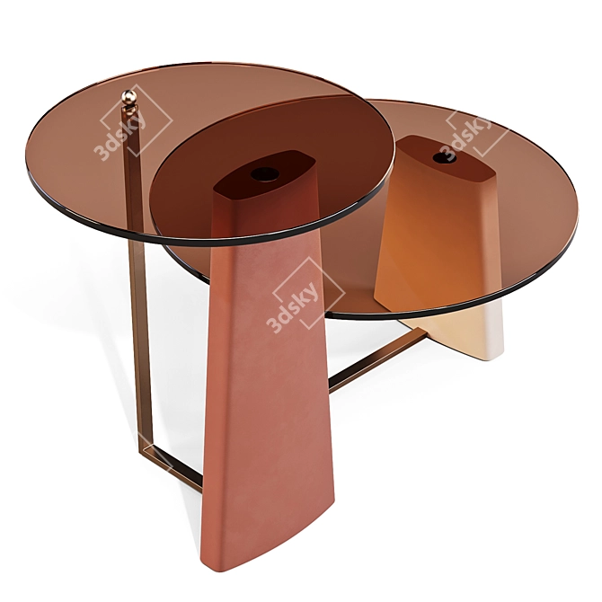 Carpanese Home Rialto: Elegant Coffee Table 3D model image 5