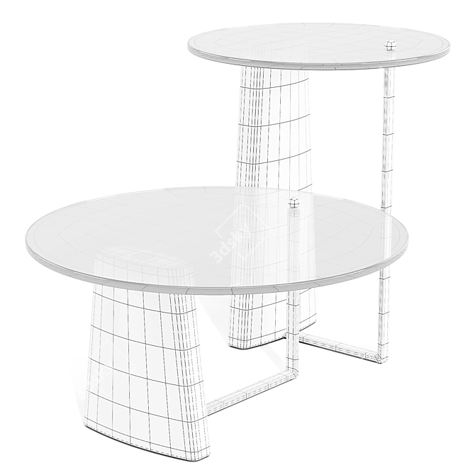 Carpanese Home Rialto: Elegant Coffee Table 3D model image 7