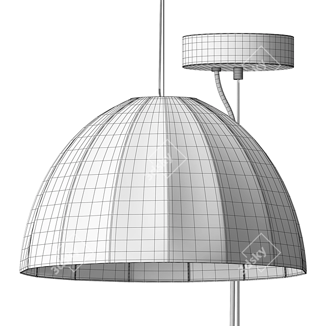 Stylish Maris Pendant Light 3D model image 5