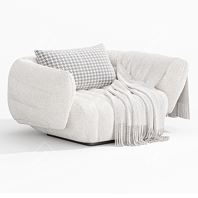 Tactile Armchair by Baxter (2015) 3D model image 4