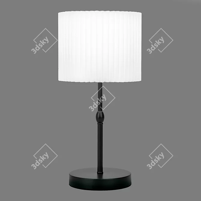 Eurosvet 01162/1 Notturno Fabric Table Lamp 3D model image 3