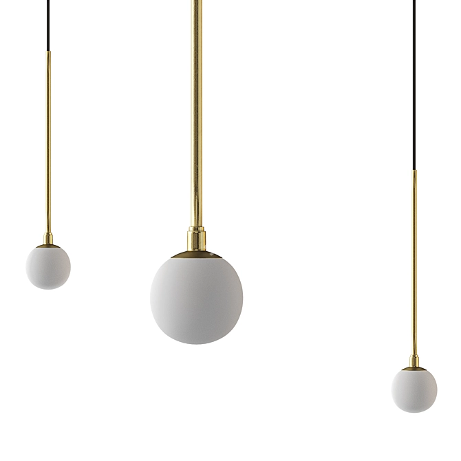 Lucciola SP16 Pendant Light 3D model image 4