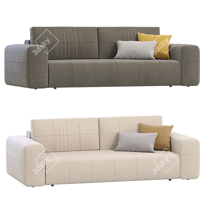 Modern Baima Sofa by DivanRu 3D model image 3