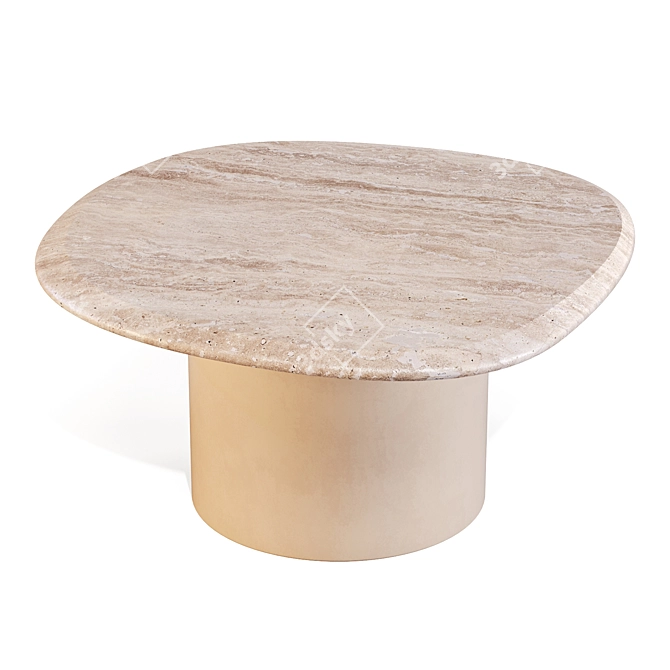Carpanese Home Pebble Collection: Coffee/Side Tables 3D model image 3
