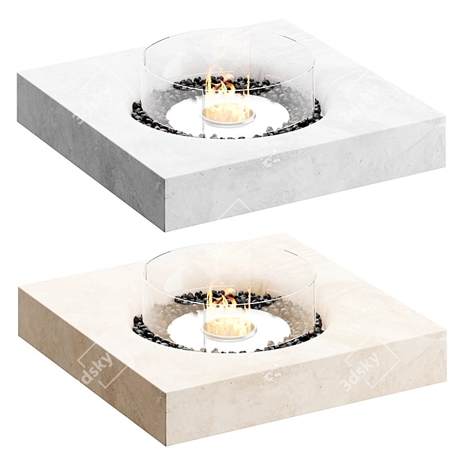 EcoSmart Fire ROUND 20 Fireplace 3D model image 1