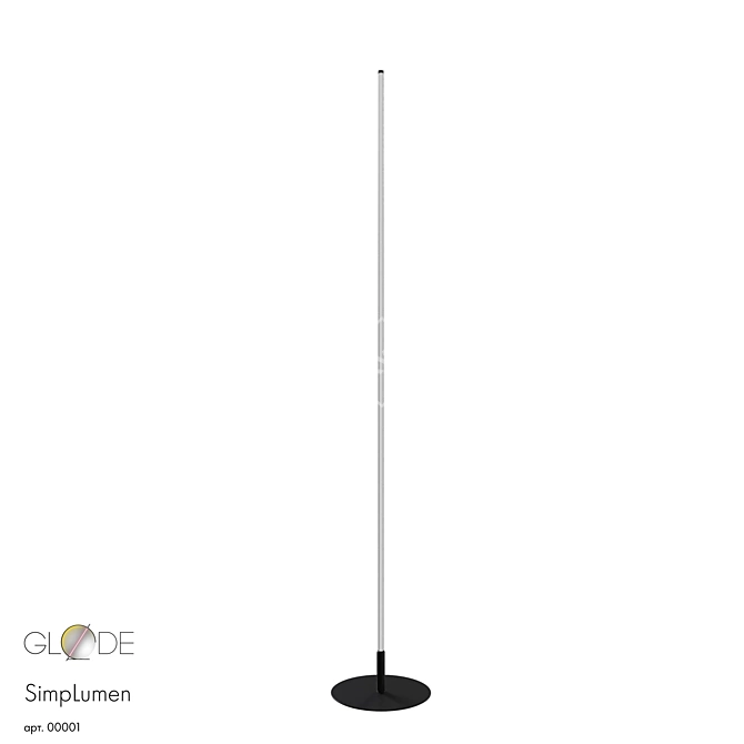 SimpLumen LED Floor Lamp 3D model image 1