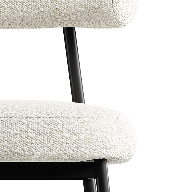 Seamless Textured Chair 3D Model 3D model image 3