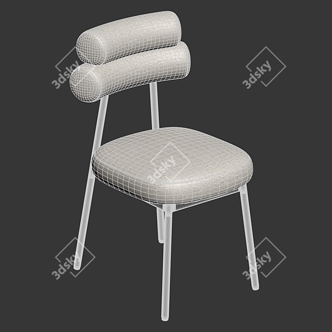 Seamless Textured Chair 3D Model 3D model image 5