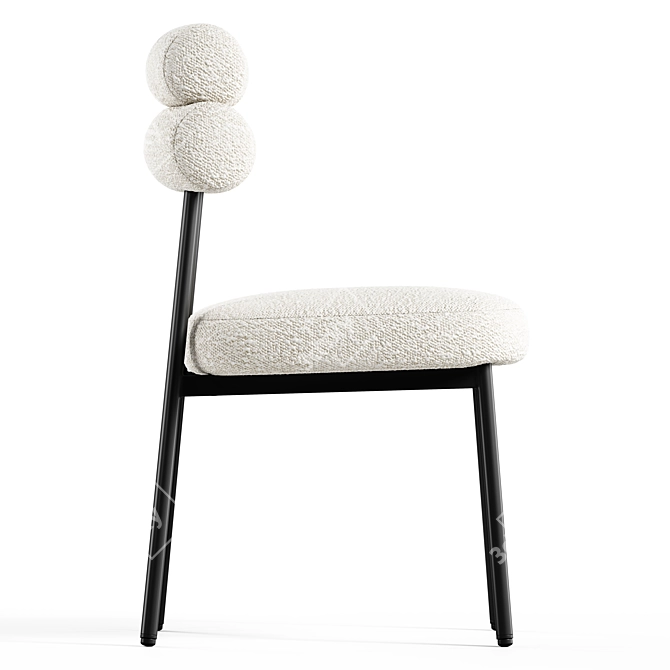 Seamless Textured Chair 3D Model 3D model image 6