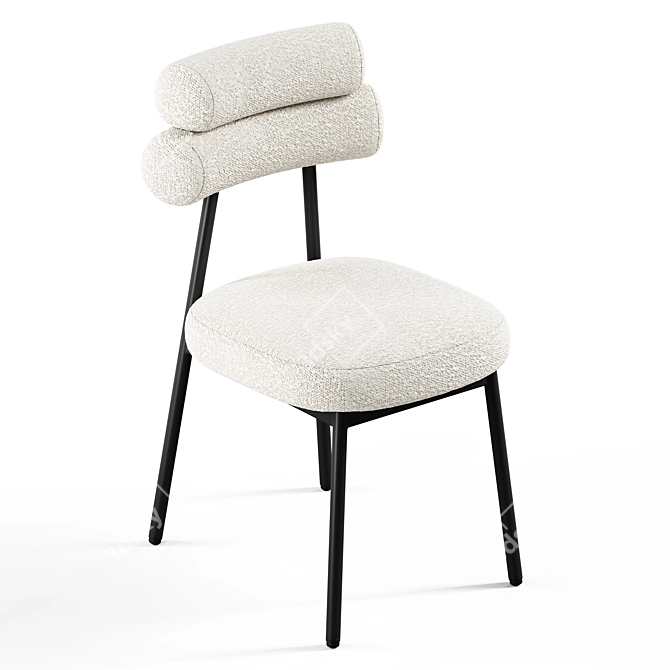 Seamless Textured Chair 3D Model 3D model image 7