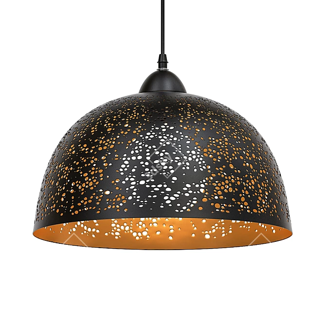 Perforation Loft Pendant Light M 3D model image 1