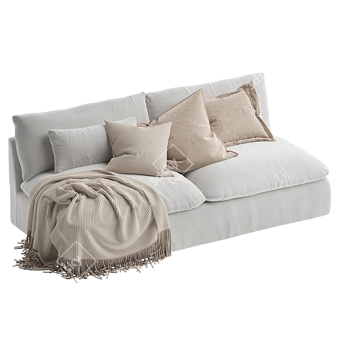 Elegant ARIA 2 Sofa in Corona 7, 176286 Poly Count 3D model image 1