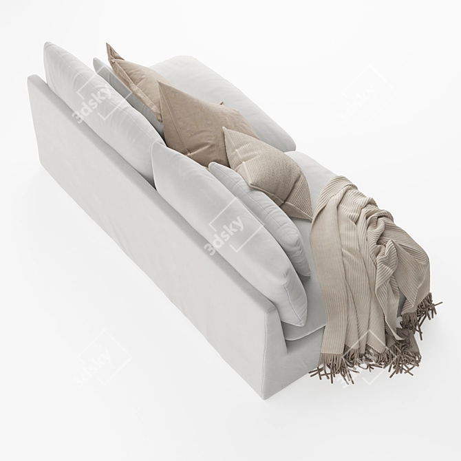 Elegant ARIA 2 Sofa in Corona 7, 176286 Poly Count 3D model image 4