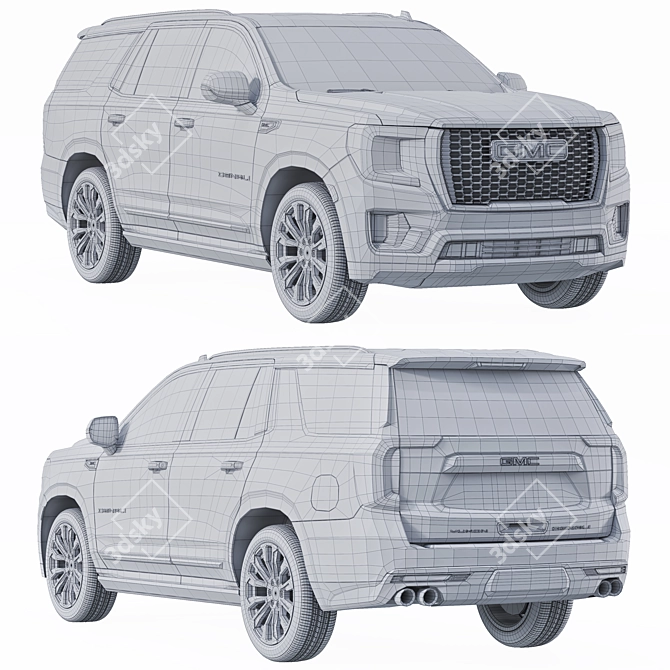 GMC Yukon 3D Model Archive 3D model image 3