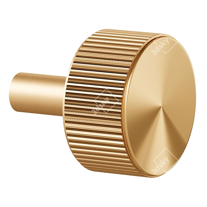 Meraki GRAFO Brass Cabinet Handles 3D model image 4