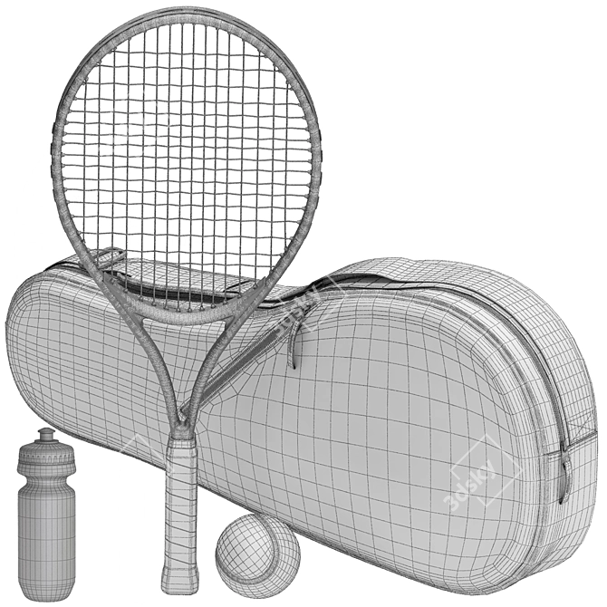 Wilson Burn Jr. Tennis Bundle 3D model image 4