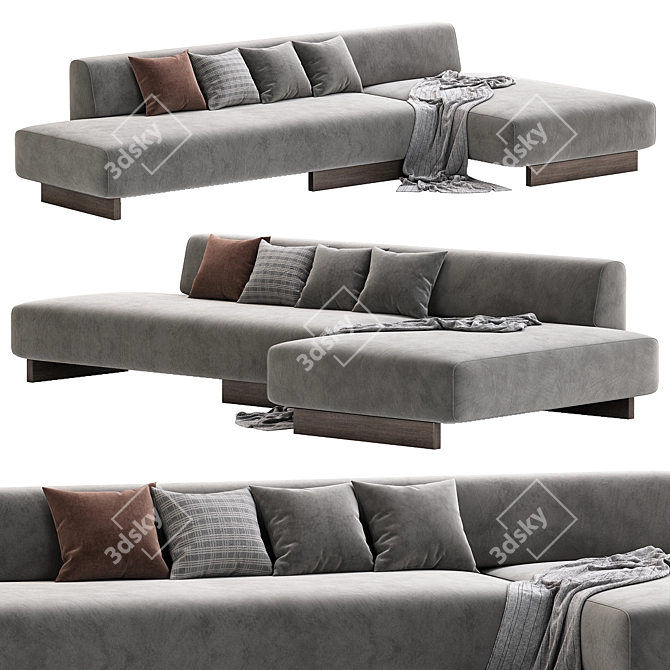  Contemporary LOVELAND Sofa Set 3D model image 1