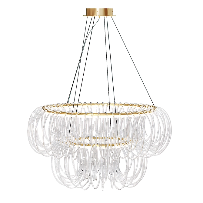 MERTEN Pendant Chandelier 3D Model 3D model image 7