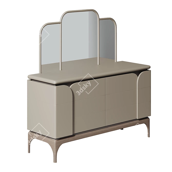 Elegant Alexander Dressing Table 3D model image 1