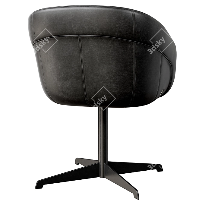 Wayne Enterprises Leather Swivel Chair 3D model image 3