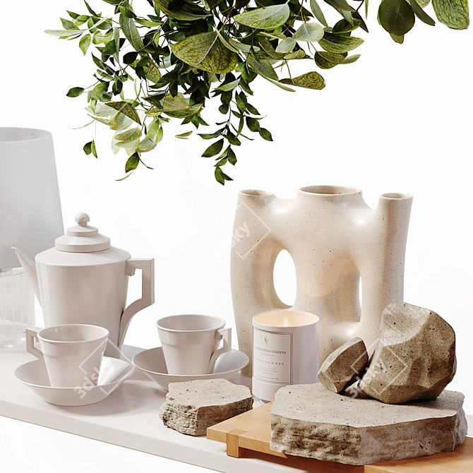 Luxury Home Decor Set 254 3D model image 7