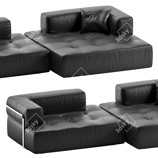 Modern Luxury Sofa - Melvil 3D model image 2