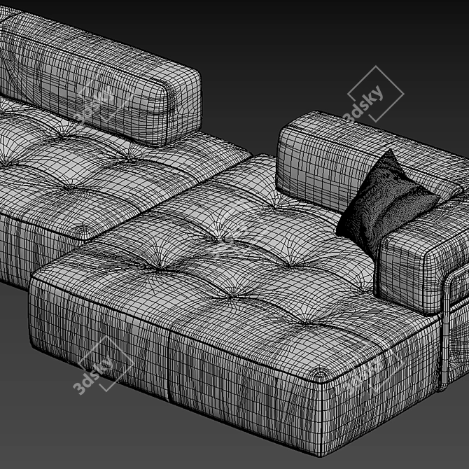 Modern Luxury Sofa - Melvil 3D model image 8