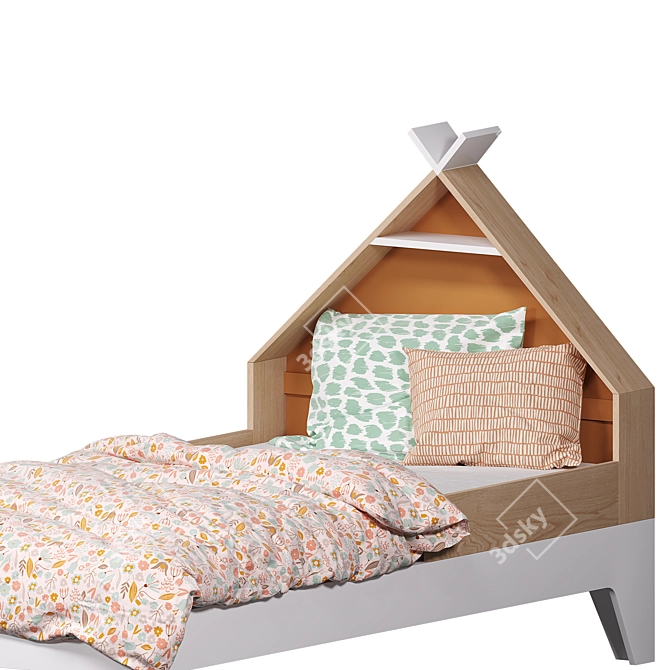 Vertbaudet Kids Bed Tipili Line 3D model image 4