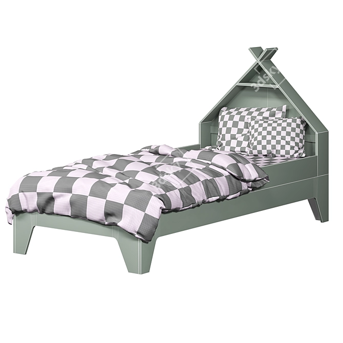 Vertbaudet Kids Bed Tipili Line 3D model image 14