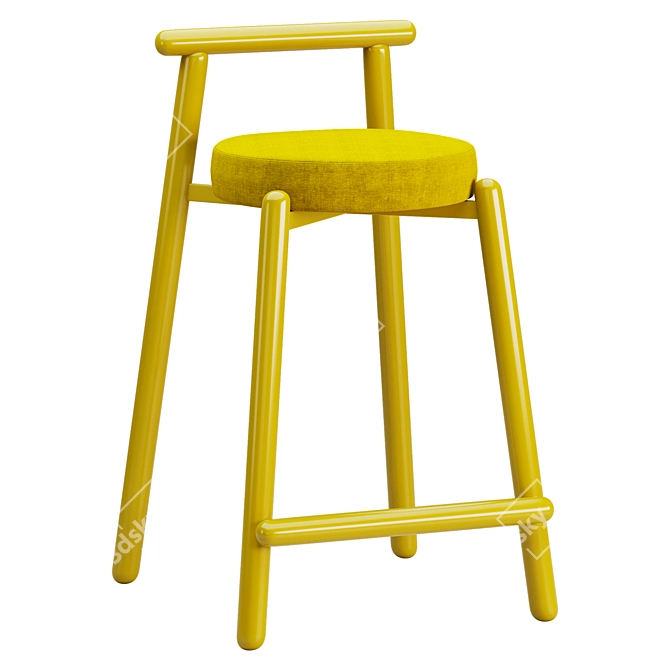 Modern Model Bar Stool Baranych 3D model image 2