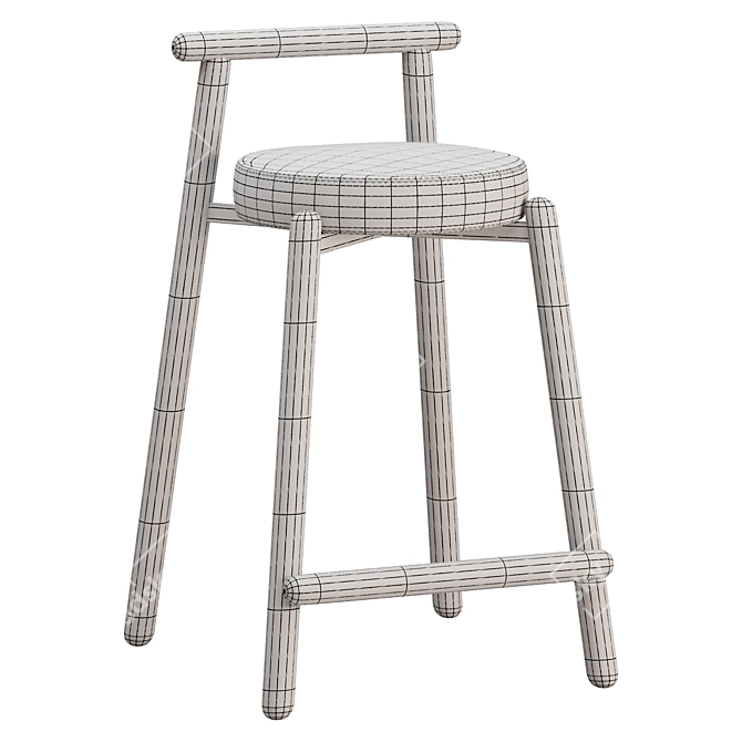 Modern Model Bar Stool Baranych 3D model image 7