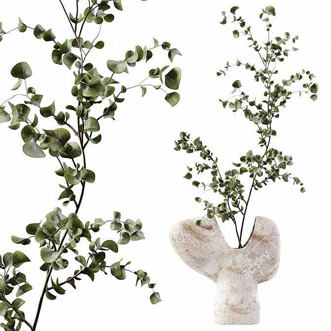 Blossom Indoor Plants Collection 3D model image 2