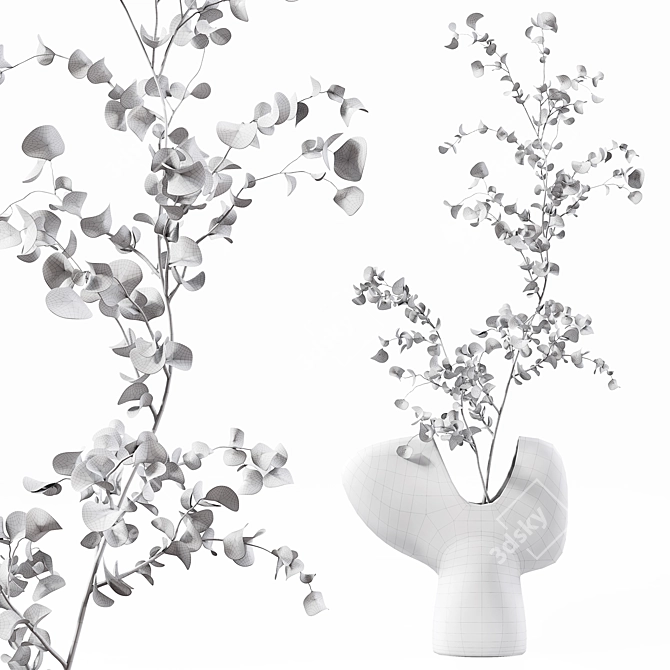 Blossom Indoor Plants Collection 3D model image 5