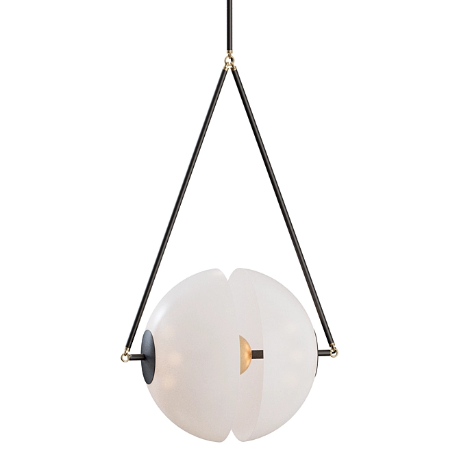 Minimalist Synapse Pendant Light Fixture 3D model image 2