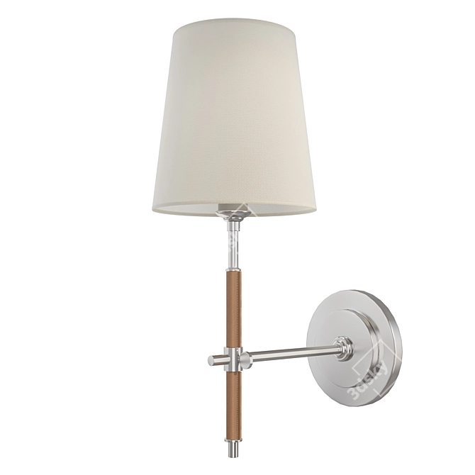 Bryant Rustic Metal Sconce 3D model image 1