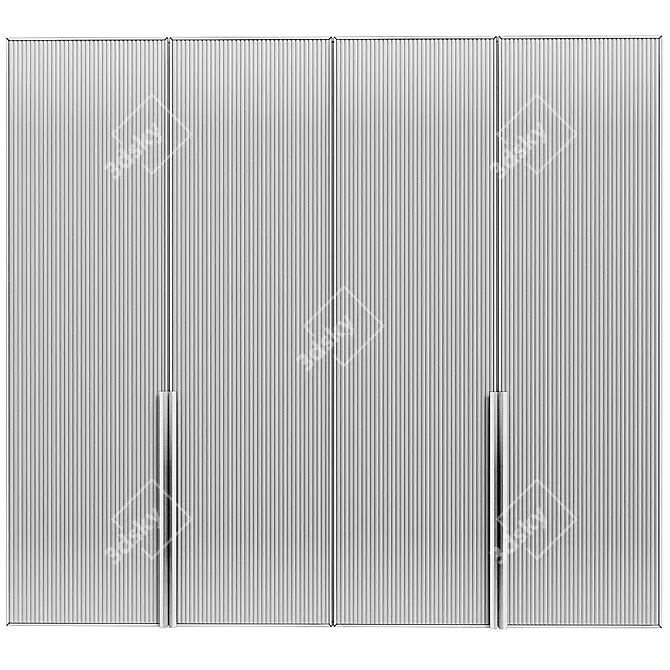 Modern Wardrobe Model for Room 3D model image 3