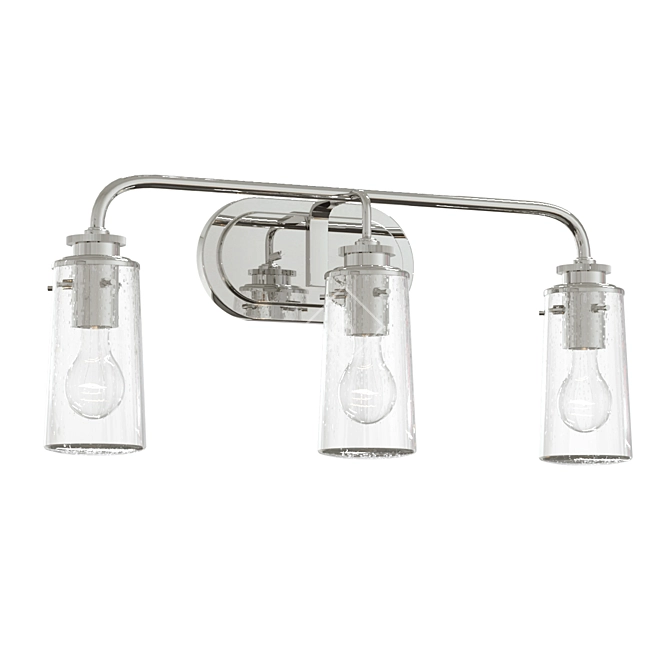 Elegant Kichler Bathroom Vanity Light 3D model image 1