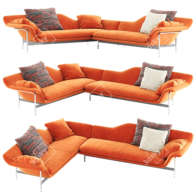 ESOSOFT Sofa | Cassina Render Plugin 3D model image 1