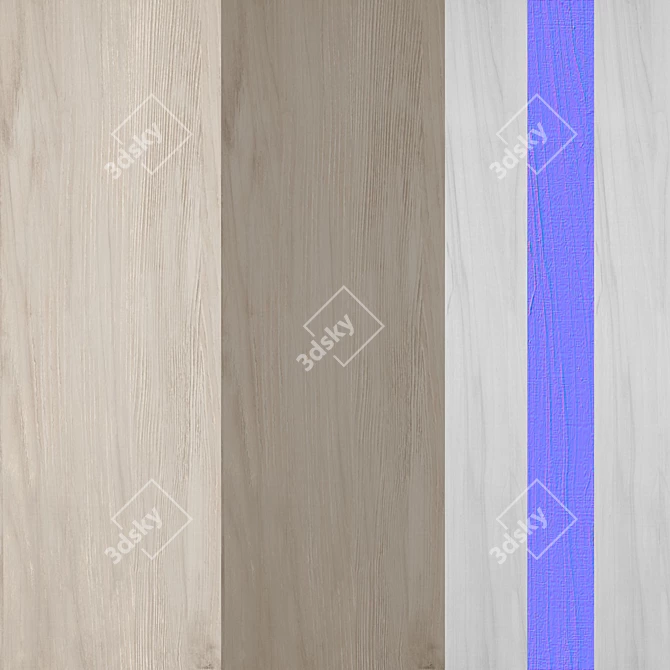 High-Quality Wood 4k Textures Pack 3D model image 2