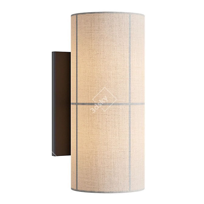 Minimalist Modern Wall Lamp 3D model image 2