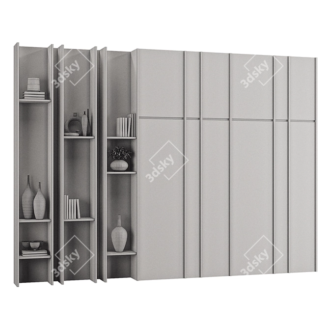 24-Shelf High Quality Rack Model 3D model image 3