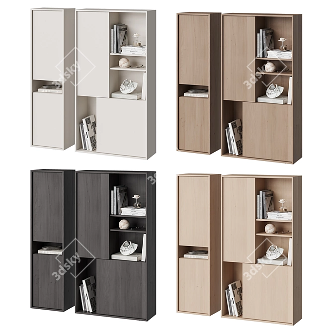 NG15 Hanging Shelf with Decor 3D model image 3
