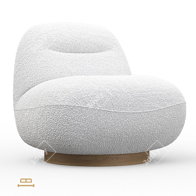 Idealbeds Nebbia Armchair 3D model image 1