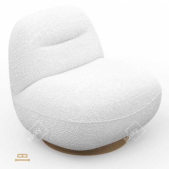 Idealbeds Nebbia Armchair 3D model image 4